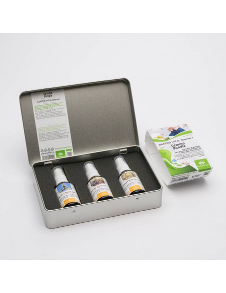 GASTRO VITAL GEMMO BUNDLE - Selected buds and Zeolite for the gastrointestinal tract with books of specialist Peter Emmrich