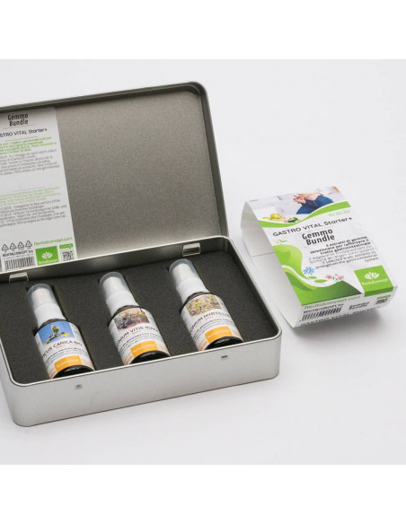 GASTRO VITAL GEMMO BUNDLE - Selected buds and Zeolite for the gastrointestinal tract with books of specialist Peter Emmrich