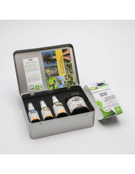 GASTRO VITAL GEMMO BUNDLE - Selected buds and Zeolite for the gastrointestinal tract with books of specialist Peter Emmrich