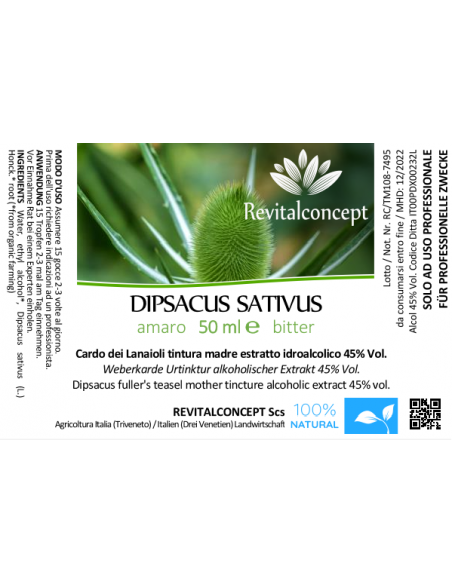 Cardo dei Lanaioli selvatico tintura madre gocce o spray | DIPSACUS SATIVUS