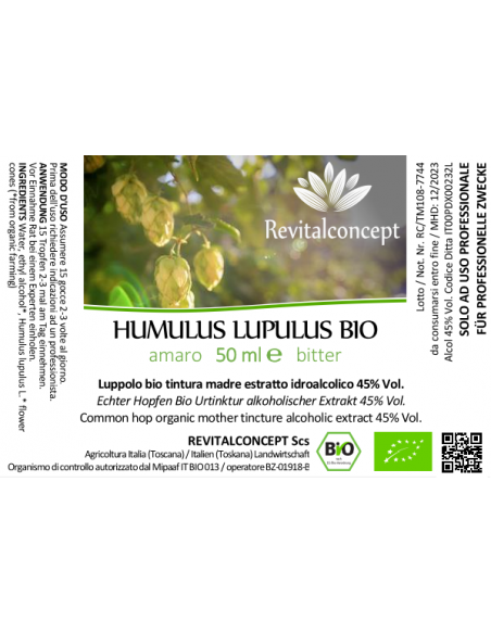 HUMULUS LUPULUS BIO