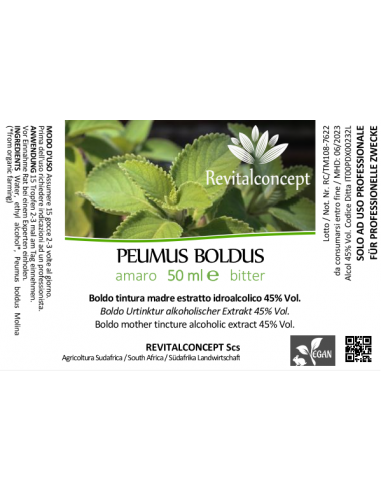 Boldo tintura officinale gocce o spray | PEUMUS...