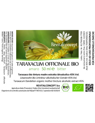 Tarassaco bio tintura madre gocce o spray |...