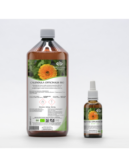 Calendula bio tintura madre ayurvedica gocce o spray | CALENDULA OFFICINALIS BIO