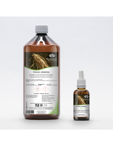 Korean Red Ginseng adaptogen officinal tincture drops or spray | PANAX GINSENG