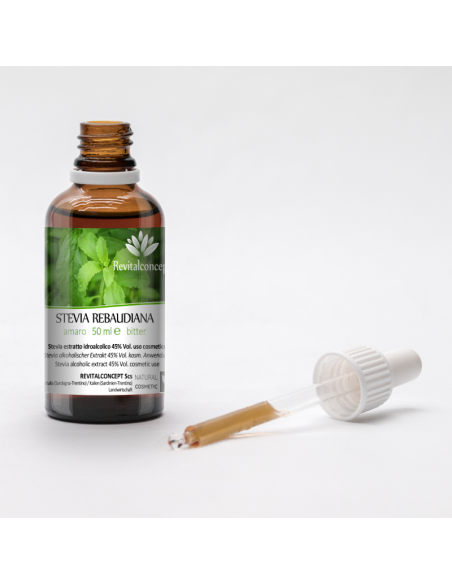 Stevia bio (Novel Food) tintura madre gocce o spray | STEVIA REBAUDIANA