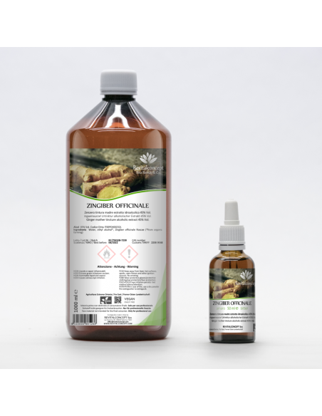 Zenzero bio tintura madre ayurvedica gocce o spray | ZINGIBER OFFICINALE BIO