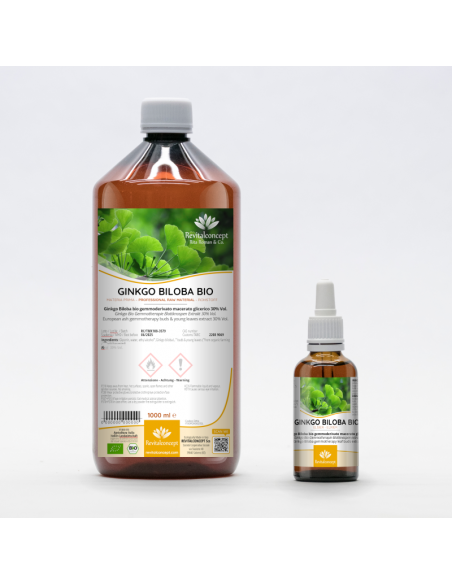 Ginkgo Bio Gemmotherapie Blattknospen Extrakt Tropfen o. Spray | GINKGO BILOBA BIO