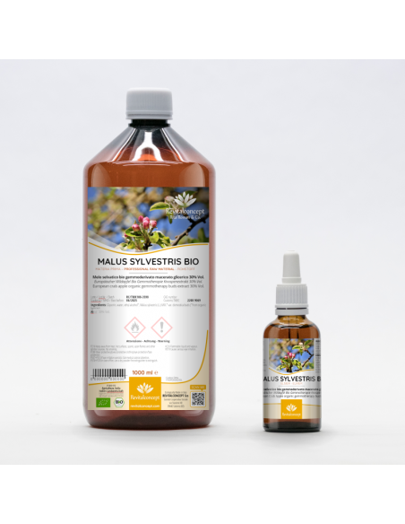 Europäischer Wildapfel Bio Gemmotherapie Knospenextrakt Tropfen o. Spray | MALUS SYLVESTRIS BIO
