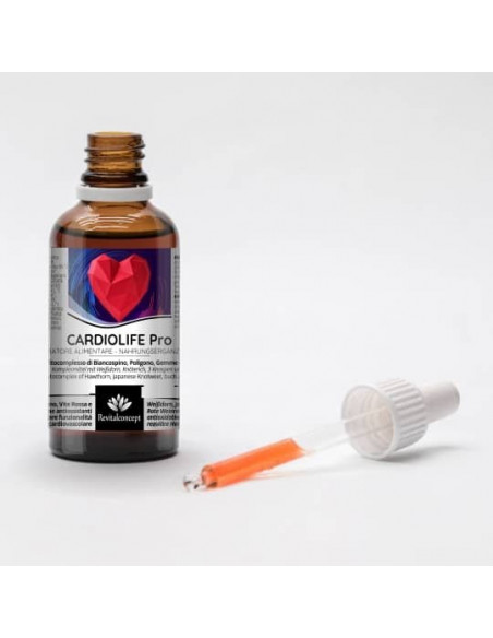 CARDIOLIFE Pro drops or spray with Hawthorn, Japanese Knotweet, 3 buds + Vitamine B