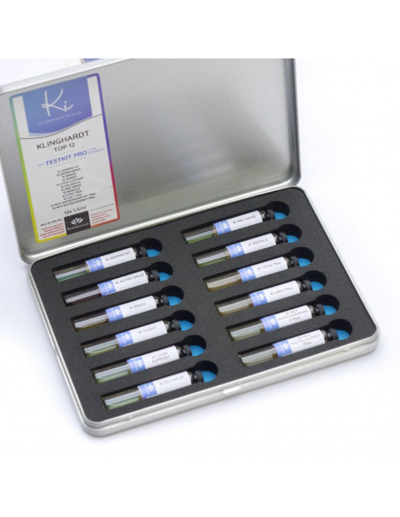 TESTKIT PRO extracts according to Dr. Klinghardt for therapeutic kinesiological ART testing