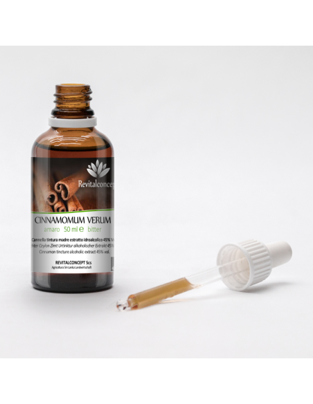 Cannella bio tintura officinale ayurvedica gocce o spray | CINNAMOMUM VERUM BIO