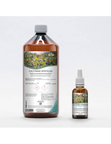 Bilberry organic gemmotherapy young shoots...