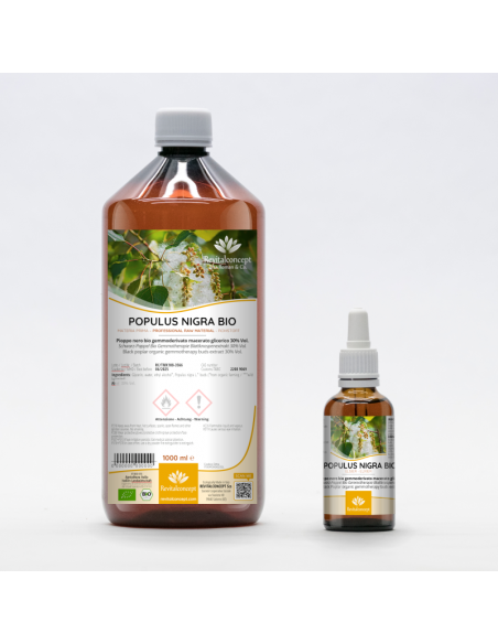 Schwarz-Pappel Bio Gemmotherapie Blattknospenextrakt Tropfen o. Spray | POPULUS NIGRA BIO