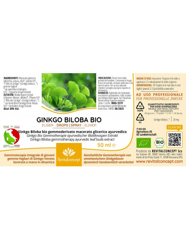 Ginkgo Bio Gemmotherapie Blattknospen Extrakt...